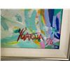 Image 3 : Framed original "On Yacht" painting on canvas signed by artist YGartua 1996 from estate - frame appr