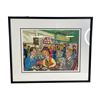 Image 1 : Framed original "White Lunch Cafeteria" Granville St. 1923 painting signed by artist Vern Montgomery