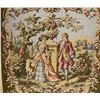 Image 2 : Framed original Italian Renaissance tapestry decorative wall hanging - frame approx. 25 1/2in x 25 1