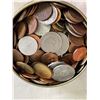 Image 3 : Large group of assorted Canadian & assorted countries' currency coins - pennies/ dimes/ quarters etc