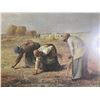 Image 2 : Framed original "Farmers" painting print on board - frame approx. 32in x 26in
