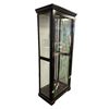 Image 2 : Wood & glass display light-up showcase cabinet - approx. 30 1/2in wide x 20in depth x 79 1/2in heigh