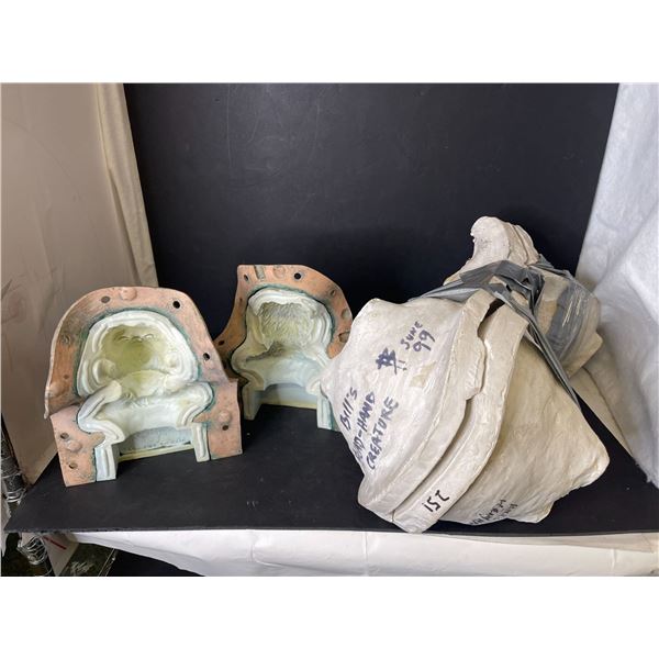 "Rise of The Planet of The Apes" Caesar bust mould w/ Bill's Head-Hand creature mould