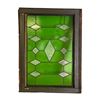 Image 1 : Framed stained glass window panel - approx. 24 1/2in x 32in