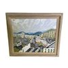 Image 1 : Framed original "Vancouver General Hospital 10th Floor View" painting on board by artist Graham N. R