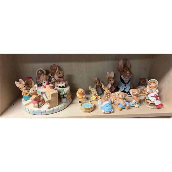 Shelf lot of various German inspired Pendolfin