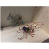 Image 3 : Shelf lot of various 3 wire dragonfly & 3 wire fish decorations