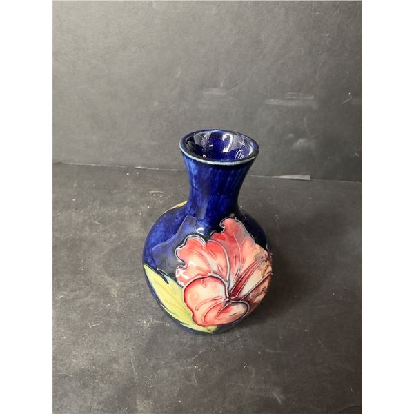 Moorcroft Pottery floral bud vase hand painted