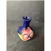 Image 1 : Moorcroft Pottery floral bud vase hand painted