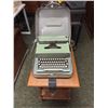 Image 1 : Group of vintage Remington 11 typewriter w/case & 3 tier side table