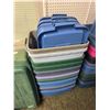 Image 3 : Large group of plastic bins approx. 20 w/various lids