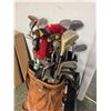 Image 3 : Group of 3 vintage golf clubs w/clubs