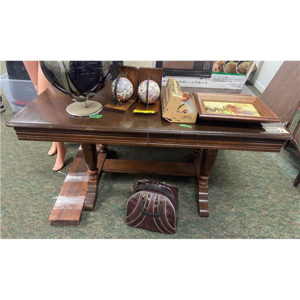 Wooden table approx. 50in L 41in D