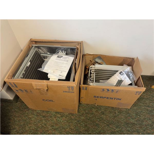 Group of 2 Vertical evaporator coils