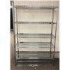 Image 1 : 6-Tier metal shelf (approx. 47 1/2"x 18" x 6ft)
