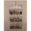 Image 2 : Rack full of accessories - included earrings/fantasy jewelry/ties (approx. 80 hangers) RACK IS INCLU
