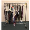 Image 1 : Rack full of accessories - included scarves/belts/ties (approx. 80 hangers) RACK IS INCLUDED