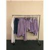 Image 1 : Rack full of misc. set dec clothes - included skirts/vests/costumes (approx. 60 pcs) RACK IS INCLUDE