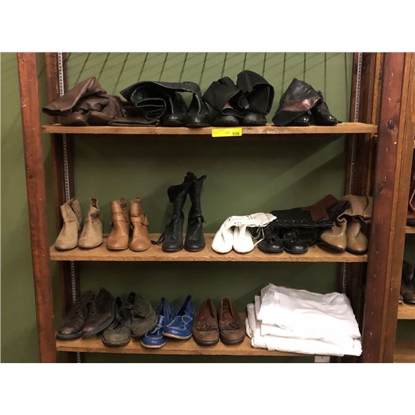 Group of 14 pair of shoes - misc. sizes