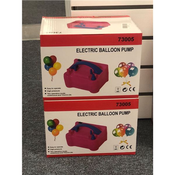 NEW - Group of 2 Electric Balloon Pumps