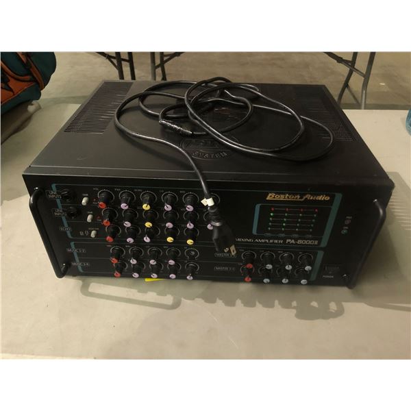 Boston audio 4ch mixing amplifier PA-8000II