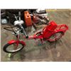 Image 3 : Small red electric bike (with key - not tested)