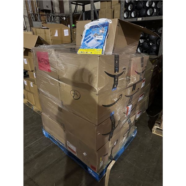Large pallet of 4 in 1 pool floats approx. 16 boxes