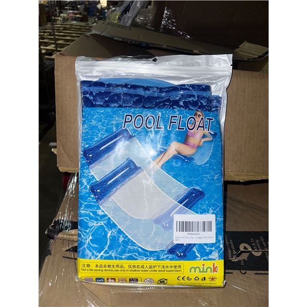 Large pallet of 4 in 1 pool floats approx. 16 boxes