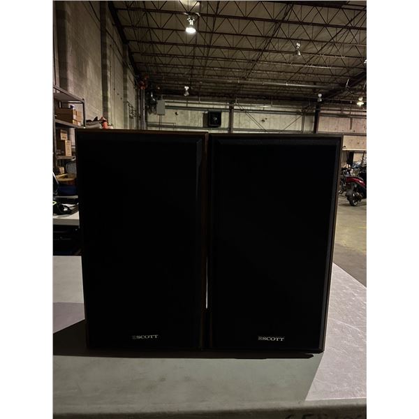 Pair of Scott speakers