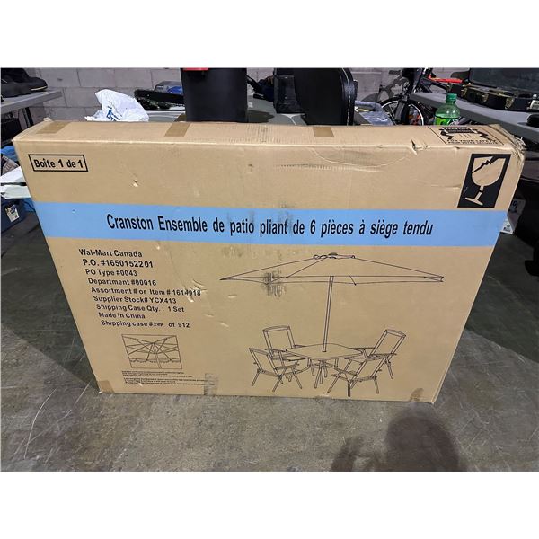 Cranston 6 piece sling folding set