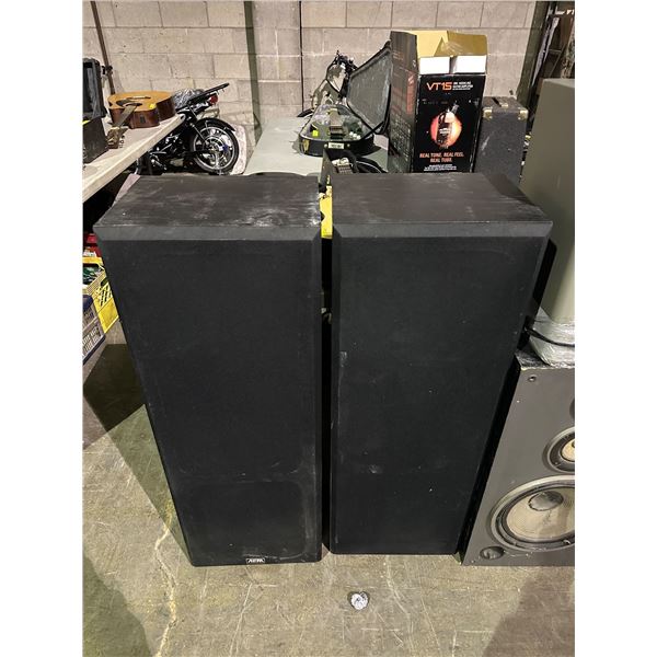 Group of Aem speakers approx. 41in H