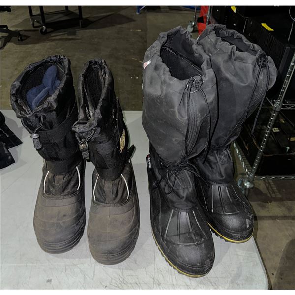 Group of 2 work steel toe boots - workload (Baffin size 13)