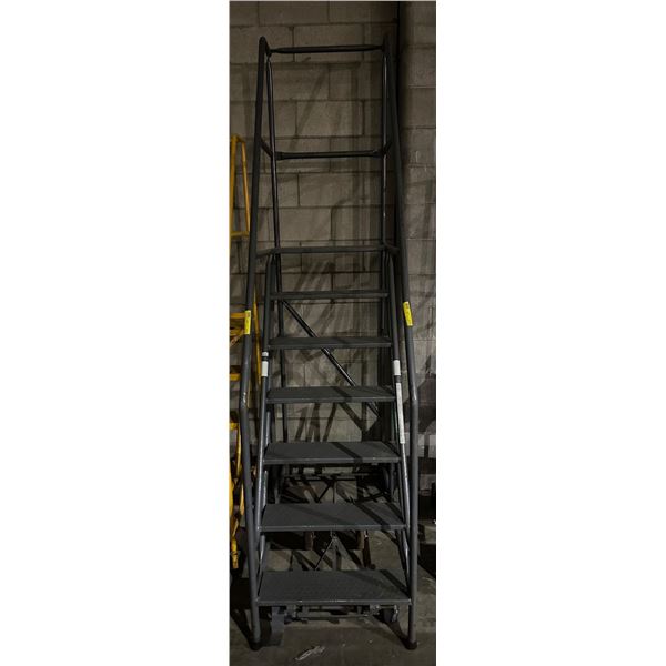 Monsterline mobile warehouse ladder 7 step