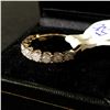 Image 3 : 10Kt Yellow Gold Ring (3.7 grams) w/0.50-carat diamonds (50 points/Natural Earth Mined Diamond) - Re