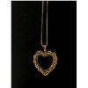 Image 1 : 14Kt Yellow Gold Chain (3.2 grams) w/heart pendent