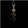 Image 4 : 10Kt White Gold Chain (3.1 grams) w/0.70-carat diamond pendent