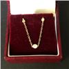 Image 2 : 10Kt Yellow Gold (1 gram) w/0.10-carat diamond pendent