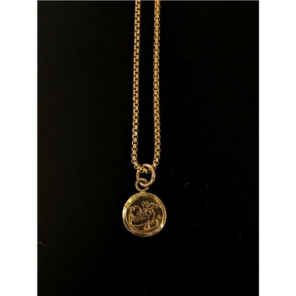 14Kt Yellow Gold (3.2 gram) w/medal