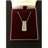 Image 2 : 10Kt White Gold (5.8 grams) w/0.70-carat diamond pendent (50 points/Natural Earth Mined Diamond) - R