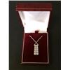 Image 3 : 10Kt White Gold (5.8 grams) w/0.70-carat diamond pendent (50 points/Natural Earth Mined Diamond) - R