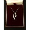 Image 2 : 10Kt White Gold (3 grams) w/0.70-carat diamond pendent (70 points/Natural Earth Mined Diamond) - Ret