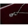 Image 4 : 14Kt White Gold (3.1 grams) w/0.60-carat oval diamond pendent (60 points/Natural Earth Mined Diamond