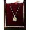 Image 2 : 14Kt White Gold (3.1 grams) w/0.85-carat diamond pendent (85 points/Natural Earth Mined Diamond) - R