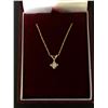 Image 2 : 10Kt Yellow Gold (1 gram) w/0.45-carat diamond pendent (45 points/Natural Earth Mined Diamond) - Ret