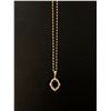 Image 1 : 10Kt Yellow Gold (4.4 grams) w/0.20-carat diamond & 0.80-carat Sapphire pendent (20 points Diamond &