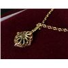 Image 4 : 10Kt Yellow Gold (4.4 grams) w/0.20-carat diamond & 0.80-carat Sapphire pendent (20 points Diamond &