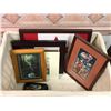 Image 3 : Group of misc. decorative items - includes framed pictures/native arrows etc. TABLE IS INCLUDED