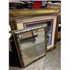 Image 3 : Group of framed scenic art print & framed mirror