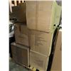 Image 3 : 4 pallets of misc items including - hangers, mannequin, step ladder, boxes of motor vehicle seat - p