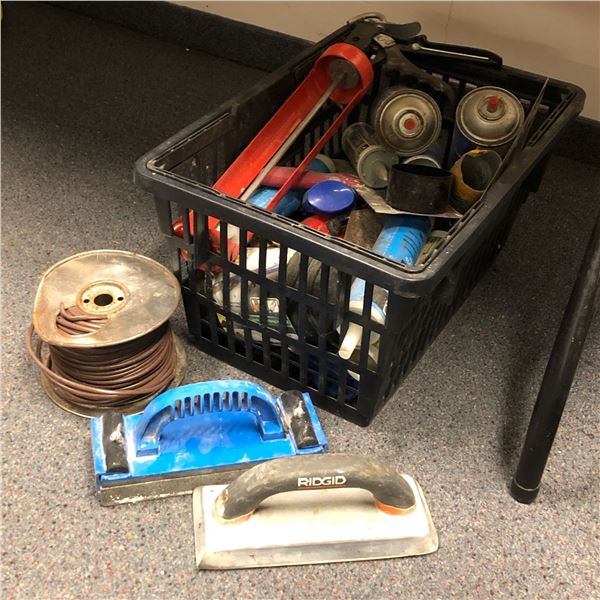 box of misc. toolsÊ